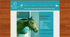 Desktop Screenshot of equitation-st-just.com